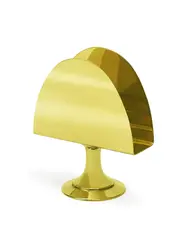 Gibco Салфетница на ножке "Брасс плюс", латунная, полированная, 11х13 см