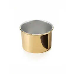 Gibco Сахарница с кантом "Брасс плюс", латунная, полированная с лужением внутри, 10х6 см