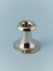 Gibco Подсвечник "Кратер-2", мельхиоровый, полированный, 8х7 см, для свечи d-2 см