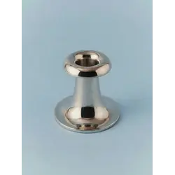 Gibco Подсвечник "Кратер-2", мельхиоровый, полированный, 8х7 см, для свечи d-2 см