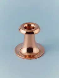Gibco Подсвечник "Кратер-2", медный, полированный, 8х7 см, для свечи d-2 см