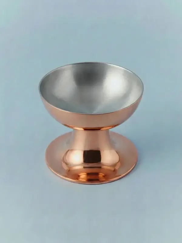 Gibco Креманка "Кратер" 170 мл, медная, полированная с лужением, 10х8,5 см