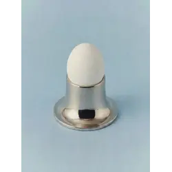 Gibco Подставка для яйца "Кратер", мельхиоровая, полированная, 8х5 см