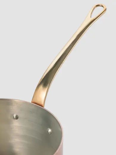 Gibco Сотейник 850 мл "Купер плюс", медный, полированный, с лужением внутри, 12х7,5 см