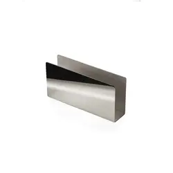 Gibco Салфетница прямоугольная "Нобель плюс", мельхиоровая, полированная, 15х8 см