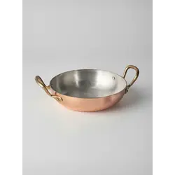 Gibco Сковорода с двумя ручками 14х3,5 см "Купер", медная с лужением внутри