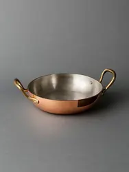 Gibco Сковорода с двумя ручками 14х3,5 см "Купер плюс", медная, полированная с лужением внутри