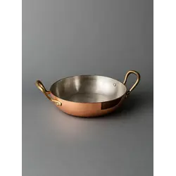 Gibco Сковорода с двумя ручками 14х3,5 см "Купер плюс", медная, полированная с лужением внутри
