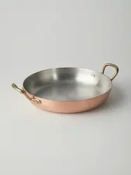 Gibco Сковорода с двумя ручками 19х3,5 см "Купер", медная с лужением внутри