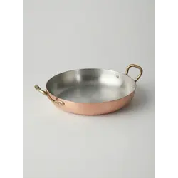 Gibco Сковорода с двумя ручками 19х3,5 см "Купер", медная с лужением внутри
