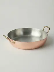 Gibco Сковорода с двумя ручками 23х4,5 см "Купер", медная с лужением внутри