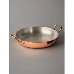 Gibco Сковорода с двумя ручками 23х4,5 см "Купер плюс", медная, полированная с лужением внутри