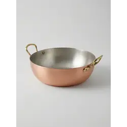 Gibco Сковорода с двумя ручками, 18,5 х6 см, "Купер", медная с лужением внутри