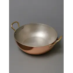 Gibco Сковорода с двумя ручками 18,5 х6 см "Купер плюс", медная, полированная с лужением внутри