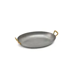Gibco Сковорода овальная 25х17 см "Эллис", нержавеющая сталь, матовая