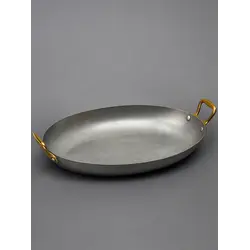 Gibco Сковорода овальная 35х23 см "Эллис", матовая нержавеющая сталь