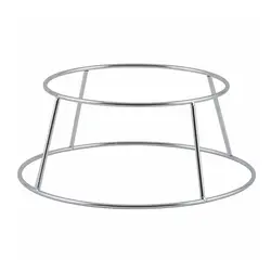 Gibco Подставка для пиццы и морепродуктов 19/24х10 см "Доп", из нержавеющей стали