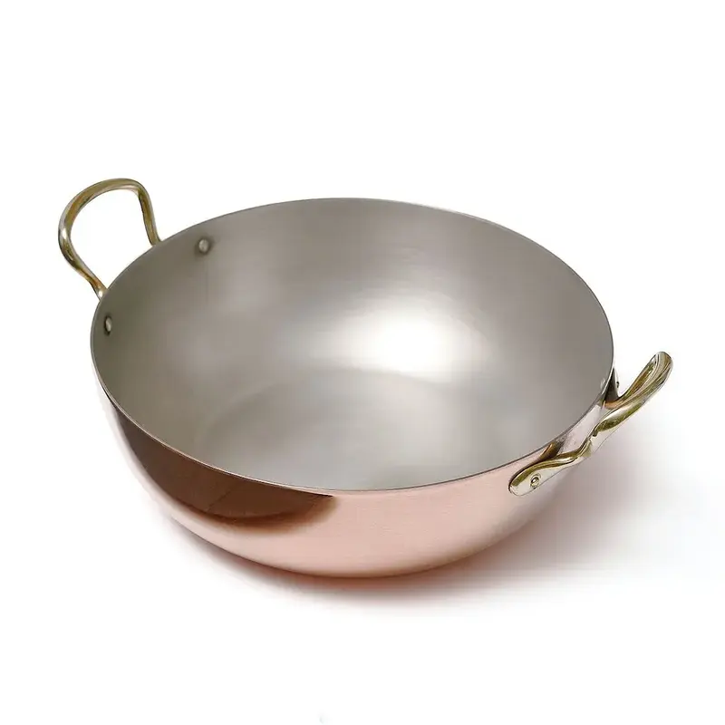 Gibco Сковорода с двумя ручками 18,5 х6 см "Купер плюс", медная, полированная с лужением внутри