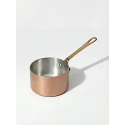 Gibco Соусник с латунной ручкой 150 мл "Купер", медный с лужением внутри, 7х4,5 см