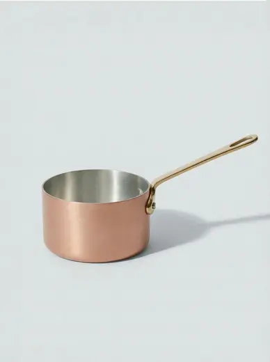 Gibco Соусник с латунной ручкой 150 мл "Купер", медный с лужением внутри, 7х4,5 см