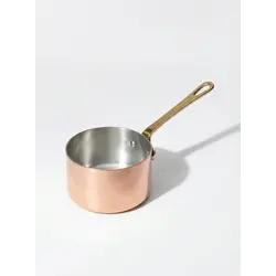 Gibco Соусник с латунной ручкой 150 мл "Купер плюс" медный, полированный с лужением внутри, 7х4,5 см