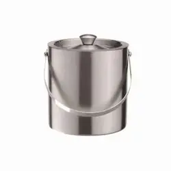 IBA001 Ведро для льда d=15 h=16см., нерж.сталь, Gerus