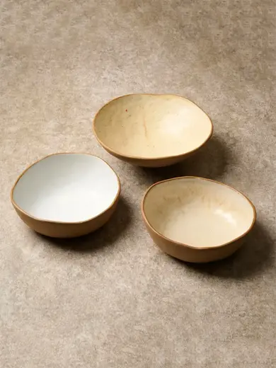 Салатник, KUNSTWERK, Grasp, 14 x 5.5 см, 280 мл. белый