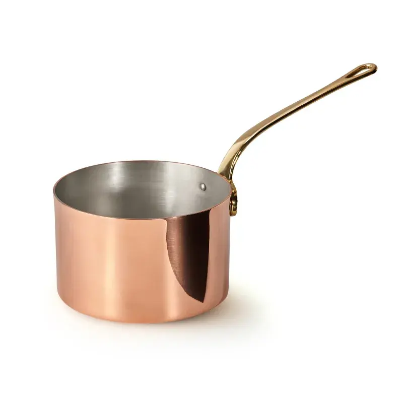 Gibco Сотейник 850 мл "Купер плюс", медный, полированный, с лужением внутри, 12х7,5 см