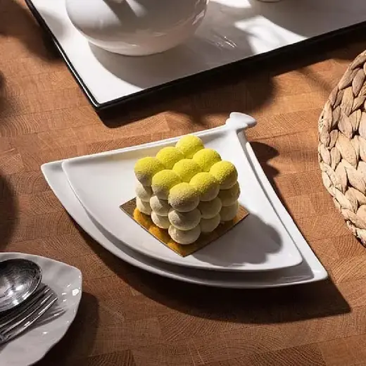 Блюдо веер, Kunstwerk, Kunstwerk, 23 x 18 x 1.8 см