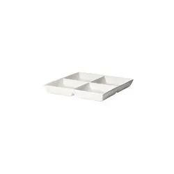 Менажница квадратная, 4 секции, Kunstwerk, Kunstwerk, 29.5 x 29.5 x 4.5 см