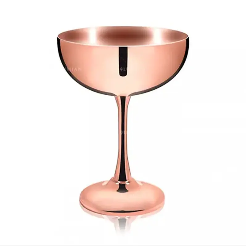 Рюмка коктейльная 230 мл нерж. медь LUMIAN