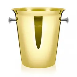 Ведро для шампанского d 21/14 см h22 см 5 л золото нерж. LUMIAN