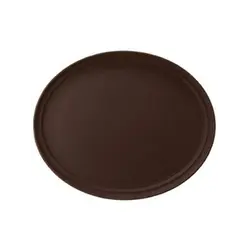 Поднос прорезиненный овал. , коричневый, MGprof, 72,5 х 60 см.