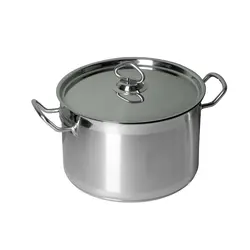 Кастрюля с крышкой, тройное дно, MGsteel, 25.3 х 16 см, 7 л, 25.3 см