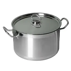 Кастрюля с крышкой, тройное дно, MGsteel, 27.3 х 17.3 см, 9 л, 27.3 см