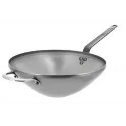 Сковорода Wok, De Buyer, Mineral B, 32 х 12 см, 32 см