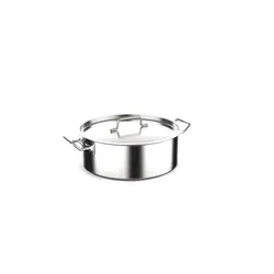 Кастрюля с крышкой, тройное дно, MGsteel, 40 х 15 см, 18 л, 40 см