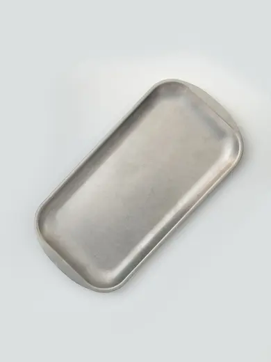 Поднос прямоугольный, металлический, Old Island "Грэй", L 33 см, B 16.5 см, H 1.5 см
