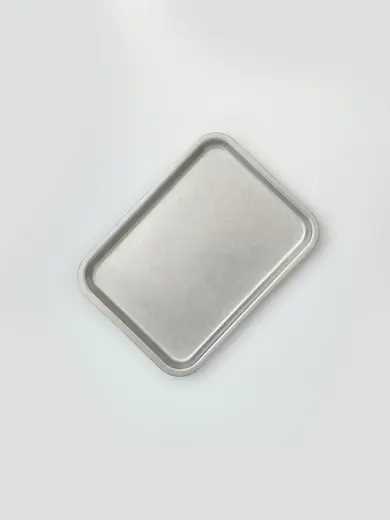 Поднос прямоугольный, металлический, Old Island "Грэй", L 19 см,B 14 см,H 1.3 см