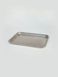 Поднос прямоугольный, металлический, Old Island "Грэй", L 22 см, B 16 см, H 1.3 см