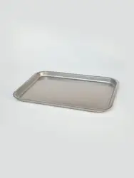 Поднос прямоугольный, металлический, Old Island "Грэй", L 25 см,B 18 см,H 1.3 см