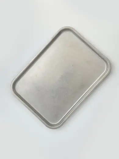 Поднос прямоугольный, металлический, Old Island "Грэй", L 25 см,B 18 см,H 1.3 см
