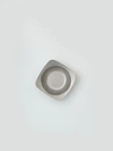 Соусник 60 мл, квадратный, металлический, Old Island "Грэй", L 9.2 см, B 9.2 см, H 2.6 см