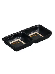 Соусник прямоугольный, P.L. Proff Cuisine, Dark Texture Mel,15.8 х 7.5 см, 80 мл