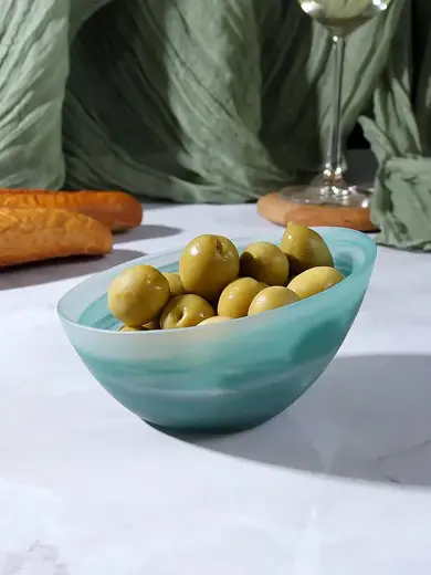 Салатник косой, P.L. Proff Cuisine, Green Sky, 12 х 7 см, 320 мл