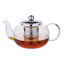 Чайник с фильтром, P.L. Proff Cuisine, Термостекло, 600 мл, d 7.5 см, h 9 см