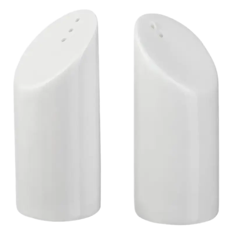 Набор для специй солонка, перечница, KUNSTWERK, Polar, D=38,H=80мм белый