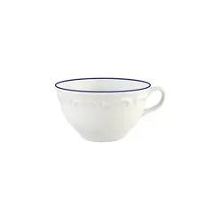 Чашка чайная, Porland, Maria with colored kant blue, 180 мл