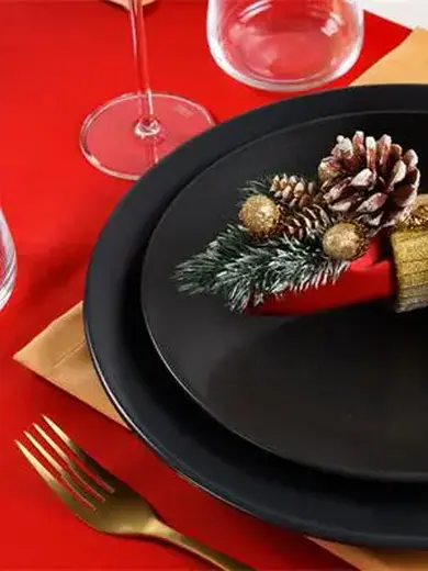 Салатник, Porland, Porland Seasons Black, 25 см, 2 л