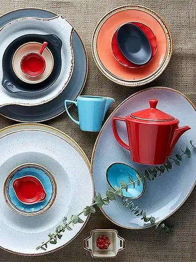 Салатник, Porland, Porland Seasons Black, 25 см, 2 л